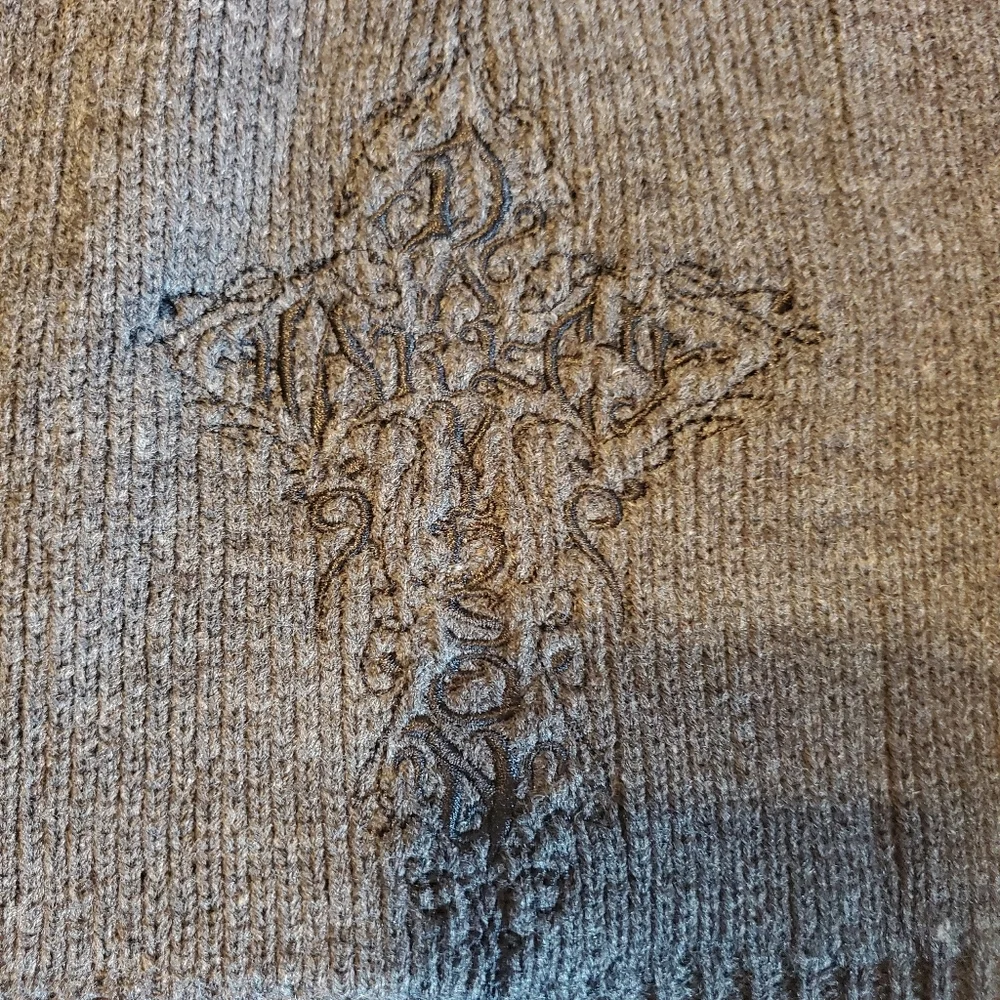 Mens Harley Davidson gray Knit scarf